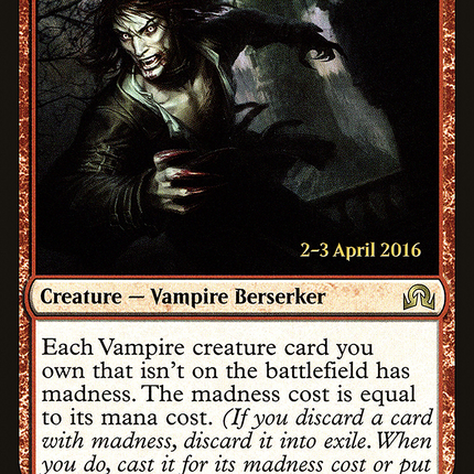 Falkenrath Gorger [Shadows over Innistrad Promos] Prerelease Foil
