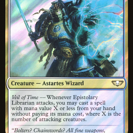 Epistolary Librarian [Warhammer 40,000 Commander] Surge Foil