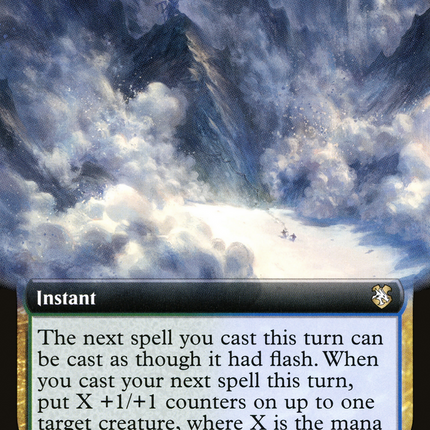 Ride the Avalanche (Extended Art) [Forgotten Realms Commander]