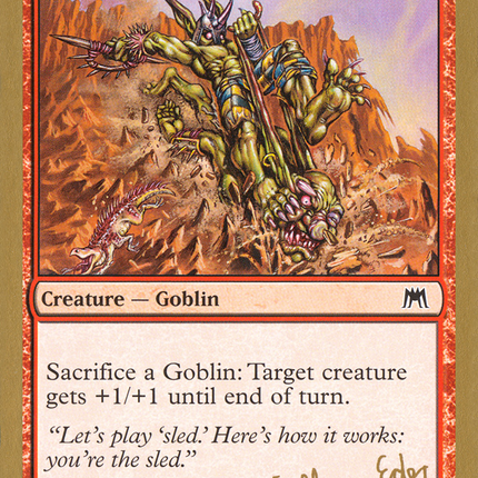 Goblin Sledder [World Championship Decks 2003]