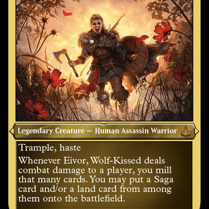 Eivor, Wolf-Kissed [Assassin's Creed] Etched Foil