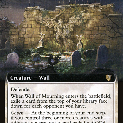 Wall of Mourning (Extended Art) [Midnight Hunt Commander]