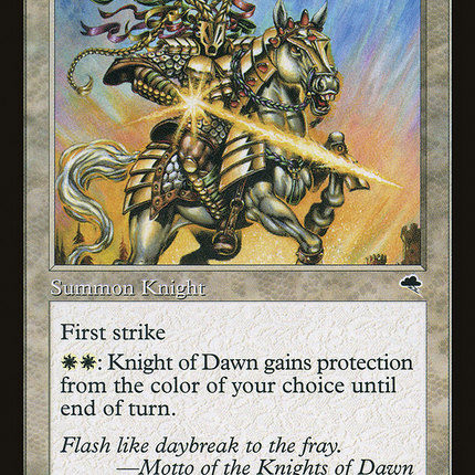 Knight of Dawn (Retro) [The List]
