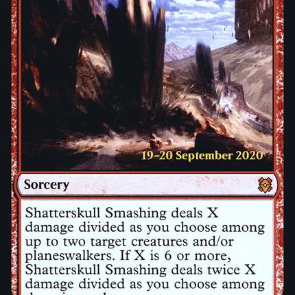 Shatterskull Smashing // Shatterskull, the Hammer Pass [Zendikar Rising Promos] Prerelease Foil