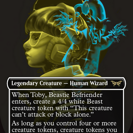 Toby, Beastie Befriender (Borderless) [Duskmourn: House of Horror]