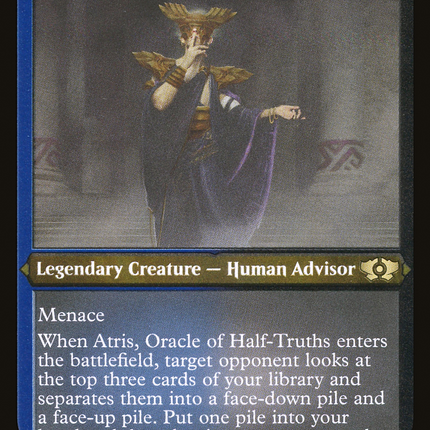 Atris, Oracle of Half-Truths [Multiverse Legends] Etched Foil
