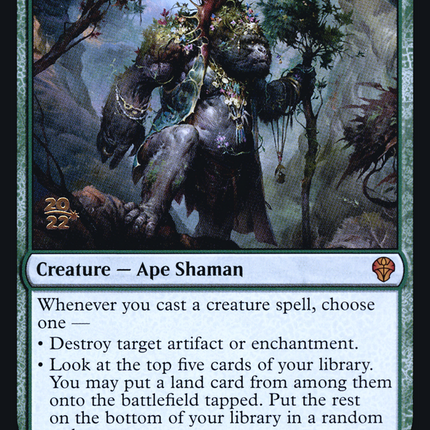 Silverback Elder [Dominaria United Promos] Prerelease Foil