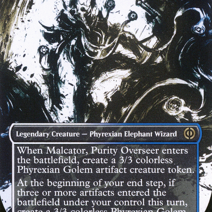 Malcator, Purity Overseer (Showcase) (Borderless) [Phyrexia: All Will Be One]