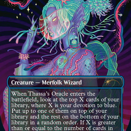 Thassa's Oracle (Borderless) [Secret Lair Drop]