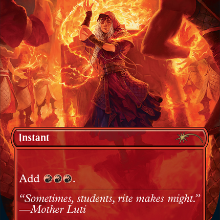 Pyretic Ritual (Borderless) [Secret Lair Drop]