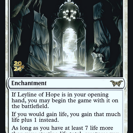 Leyline of Hope [Duskmourn: House of Horror Promos] Prerelease Foil