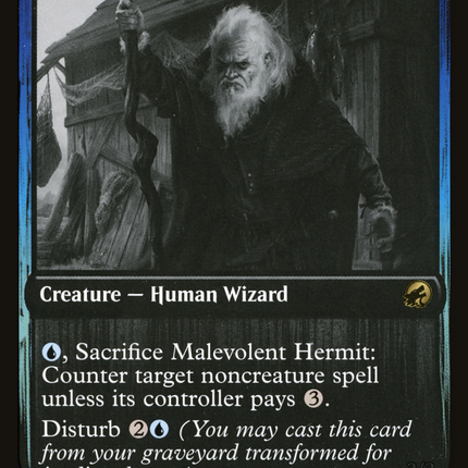 Malevolent Hermit // Benevolent Geist [Innistrad: Double Feature]