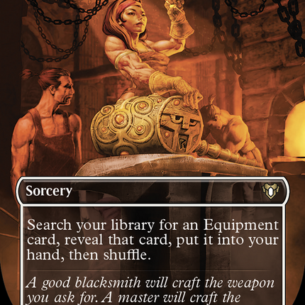 Steelshaper's Gift (Borderless) [Commander Masters]