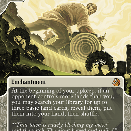 Land Tax (Showcase) (Borderless) [Wilds of Eldraine: Enchanting Tales]