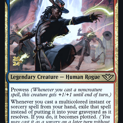 Lilah, Undefeated Slickshot [Outlaws of Thunder Junction Promos] Prerelease Foil