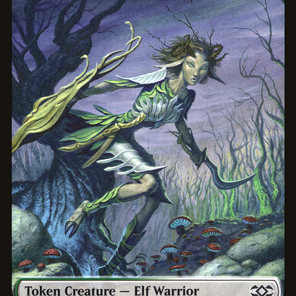 Elf Warrior [Double Masters Tokens]