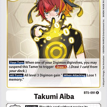 Takumi Aiba [BT5-091] [Battle of Omni]
