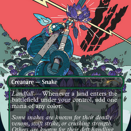 Lotus Cobra (Borderless) [Secret Lair Drop]