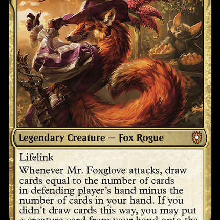 Mr. Foxglove [Bloomburrow Commander] Foil