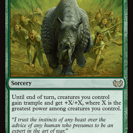 Overwhelming Stampede [Duskmourn: House of Horror Commander]