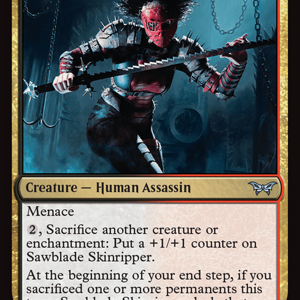 Sawblade Skinripper [Duskmourn: House of Horror] Foil