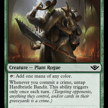 Hardbristle Bandit [Outlaws of Thunder Junction]