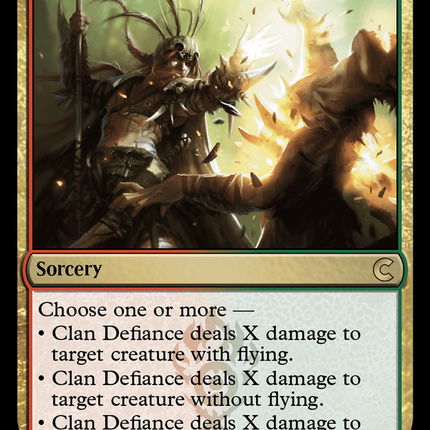 Clan Defiance [Ravnica: Clue Edition]