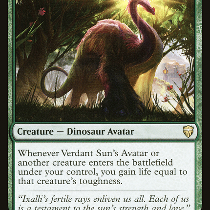 Verdant Sun's Avatar [Commander Legends]