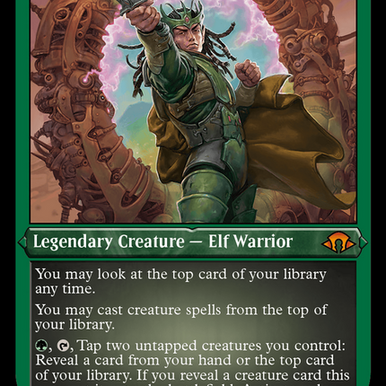 Eladamri, Korvecdal [Modern Horizons 3] Etched Foil