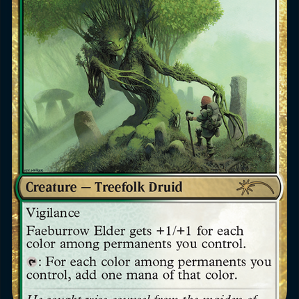 Faeburrow Elder (Full Art) [Secret Lair Drop]