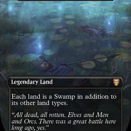 Urborg, Tomb of Yawgmoth (Borderless) [Tales of Middle-earth Commander] Surge Foil