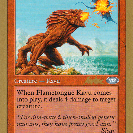 Flametongue Kavu [World Championship Decks 2002]