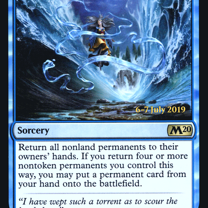 Flood of Tears [Core Set 2020 Promos] Prerelease Foil
