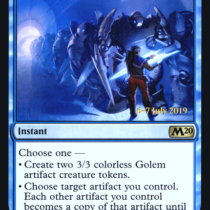 Masterful Replication [Core Set 2020 Promos] Prerelease Foil