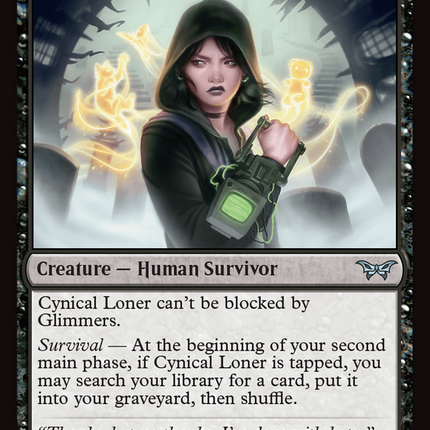 Cynical Loner [Duskmourn: House of Horror]