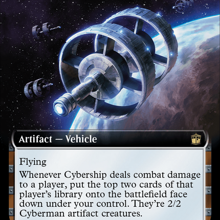 Cybership (Extended Art) [Doctor Who] Surge Foil