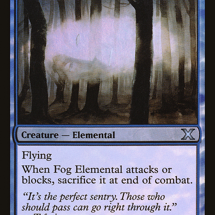 Fog Elemental [Tenth Edition] Foil