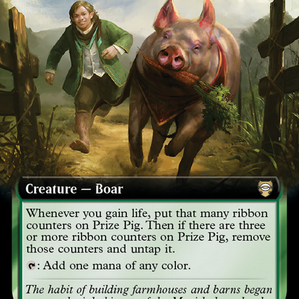 Prize Pig (Extended Art) [Tales of Middle-earth Commander] Foil