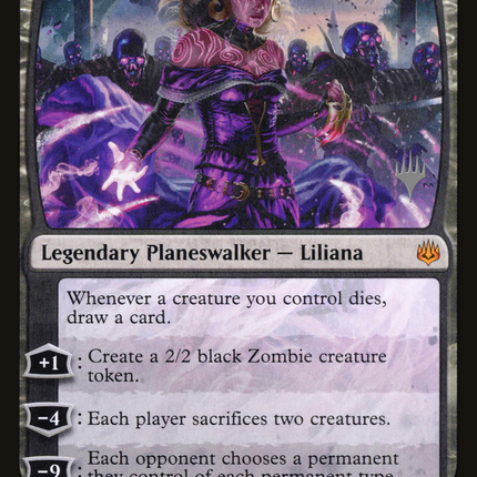 Liliana, Dreadhorde General [War of the Spark Promos]