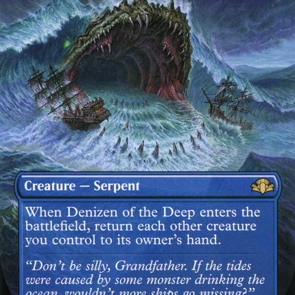 Denizen of the Deep (Borderless) [Dominaria Remastered]