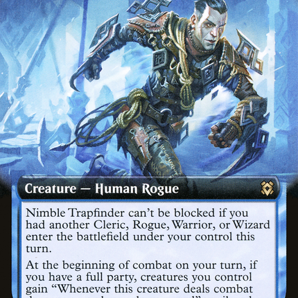 Nimble Trapfinder (Extended Art) [Zendikar Rising]