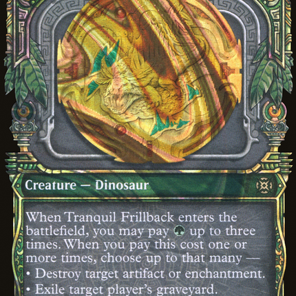Tranquil Frillback (Showcase) [March of the Machine: The Aftermath] Halo Foil