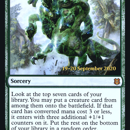 Turntimber Symbiosis // Turntimber, Serpentine Wood [Zendikar Rising Promos] Prerelease Foil