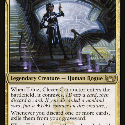 Toluz, Clever Conductor [Streets of New Capenna Promos]