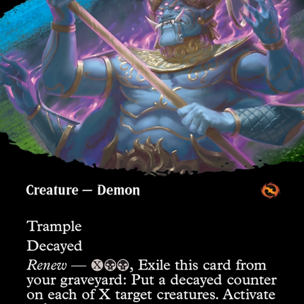 Rot-Curse Rakshasa (Borderless) [Tarkir: Dragonstorm]