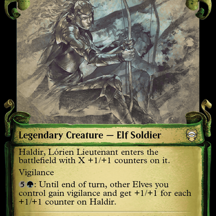 Haldir, Lórien Lieutenant (Showcase) [Tales of Middle-earth Commander]