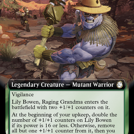 Lily Bowen, Raging Grandma (Extended Art) [Fallout] Surge Foil