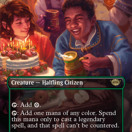 Delighted Halfling (Borderless) [The Lord of the Rings: Tales of Middle-earth]