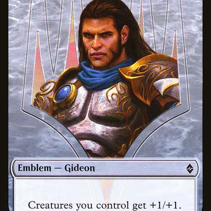 Gideon, Ally of Zendikar Emblem [Battle for Zendikar Tokens]