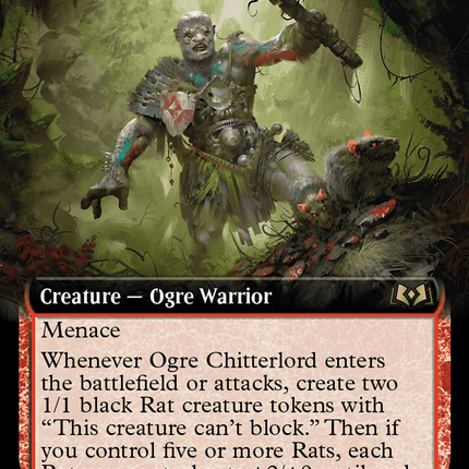 Ogre Chitterlord (Extended Art) [Wilds of Eldraine]